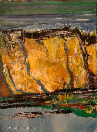 Tableau de Bertrand Laurent, curé et artiste peintre