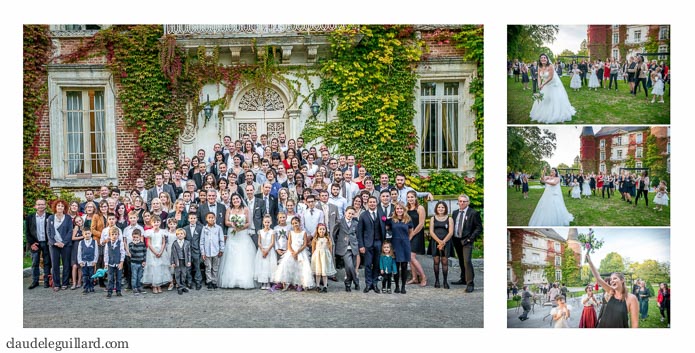 mise en page livre mariage romantique au chateau d'apigné