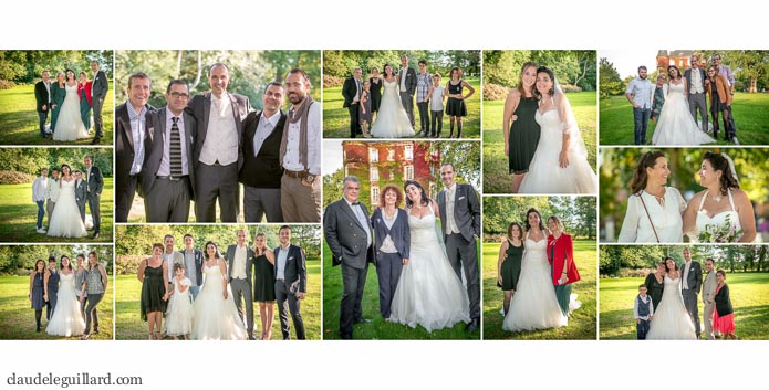 mise en page livre mariage romantique au chateau d'apigné