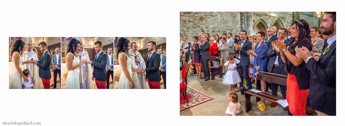 exemple mise en page livre mariage thème bohème chic