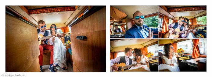 exemple mise en page livre mariage thème bohème chic