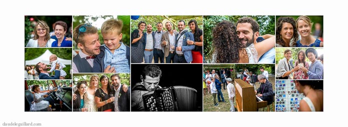 exemple mise en page livre mariage thème bohème chic