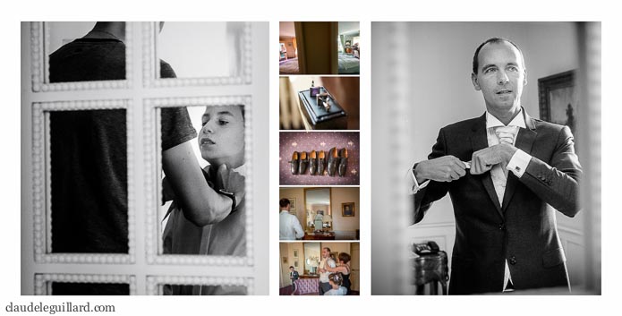 mise en page livre mariage romantique au chateau d'apigné