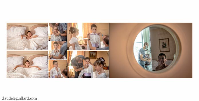 mise en page livre mariage romantique au chateau d'apigné