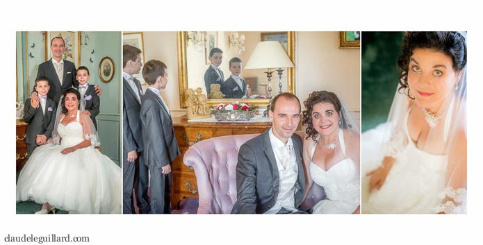 mise en page livre mariage romantique au chateau d'apigné