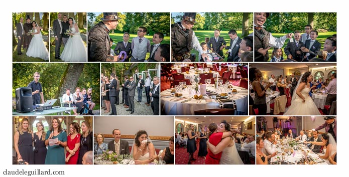 mise en page livre mariage romantique au chateau d'apigné