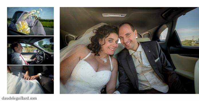 mise en page livre mariage romantique au chateau d'apigné