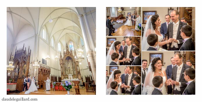 mise en page livre mariage romantique au chateau d'apigné