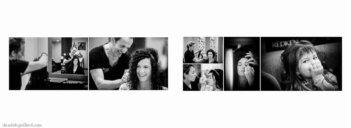 exemple mise en page livre mariage thème bohème chic